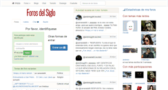 Desktop Screenshot of foros.elsiglo.mx